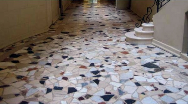 Terrazzo tiles feature tiles Cirillo Sydney Brookvale Canberra Tile trends large format Modern Mediterranean Thin Tiles Canberra Thin Floor tiles Canberra bathroom